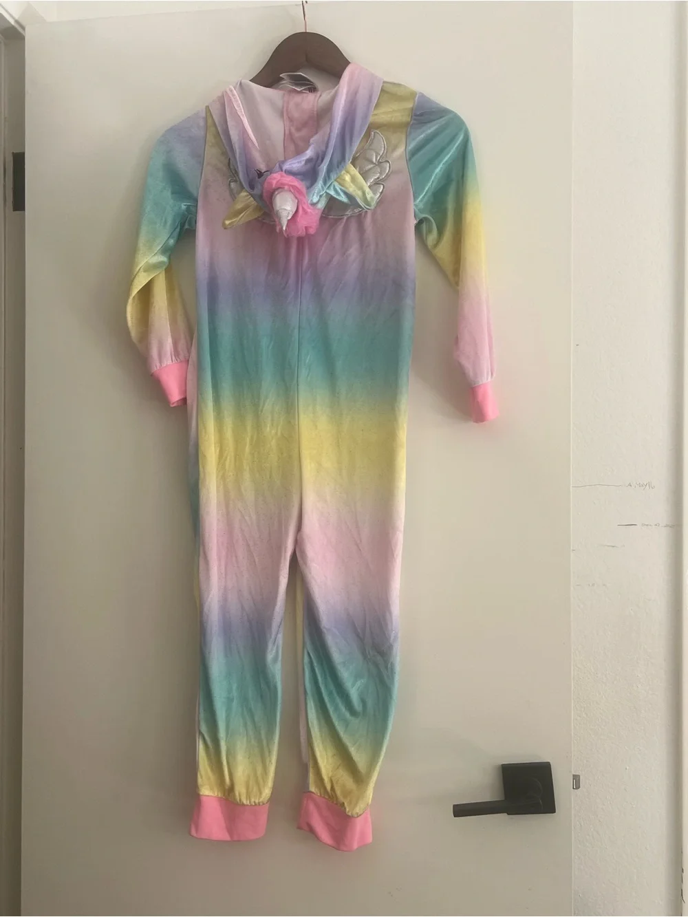 Kids Pastel Rainbow Unicorn One-Piece Jumpsuit